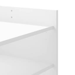 Berkfield Home Durable Coffee Table White 80x50x50 cm Engineered Wood - Size: 80 x 50 x 50 cm - thumbnail 8