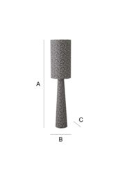 ValueLights Bertie Leopard Print Full Fabric Midi Floor Lamp in Tan - thumbnail 8