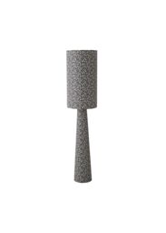 ValueLights Bertie Leopard Print Full Fabric Midi Floor Lamp in Tan - thumbnail 7
