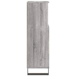 Berkfield Home Bathroom Cabinet Grey Sonoma 30x30x100 cm Engineered Wood - Size: 30 x 30 x 100 cm - thumbnail 7