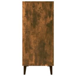 Berkfield Home Sideboard Smoked Oak 90x34x80 cm Engineered Wood in Brown - Size: 90 x 34 x 80 cm - thumbnail 6