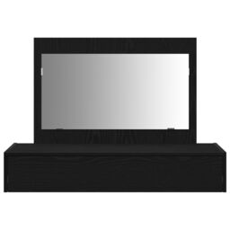 Berkfield Home Wall-Mounted Dressing Table in Black Oak, 100x40x70 cm - Size: 100 x 40 x 70 cm - thumbnail 6