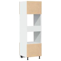 Berkfield Home Microwave Cabinet Lyon Old Wood 60x57x207 cm Engineered Wood in Brown - Size: 60 x 57 x 207 cm - thumbnail 8