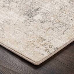 Livabliss Nathan-Abstract Beige Grey Brown Modern Marble Fringe Living Rug - Size: 150 cm x 220 cm - thumbnail 5