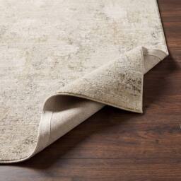 Livabliss Nathan-Abstract Beige Grey Brown Modern Marble Fringe Living Rug - Size: 150 cm x 220 cm - thumbnail 3