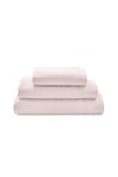 Murmur 'Spa Collection' Waffle Cotton Towels in Pink