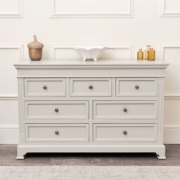 Melody Maison Large 7 Drawer Chest Of Drawers - Daventry Taupe-Grey Range in Taupe - thumbnail 5