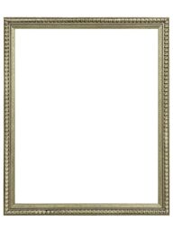 Frames & Mirrors 4U Crown Bobbin Wooden Picture Frame 7x5 Inch in Silver - thumbnail 1