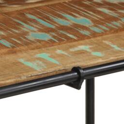 Berkfield Home Decorative Console Table 110x42x76 cm Solid Wood Reclaimed in Brown - Size: 110 x 42 x 76 cm - thumbnail 7