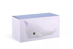 Nova Lighting Rechargeable Narwhal Night Light in White - Size: 6 inches - thumbnail 3