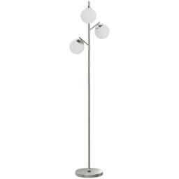 Wyld Haus Kaniri 3 Light Silver Tree Floor Lamp Globe Shades - thumbnail 2
