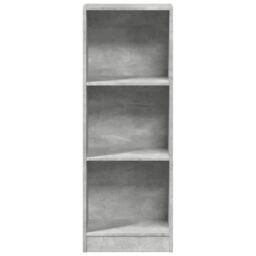 Berkfield Home Bookcase Concrete Grey 40x24x109 cm Engineered Wood - Size: 40 x 24 x 109 cm - thumbnail 4