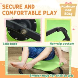 AIYAPLAY Spinning Chair for Autism, Sensory Spinning Chair in Green - thumbnail 6