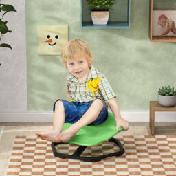 AIYAPLAY Spinning Chair for Autism, Sensory Spinning Chair in Green - thumbnail 1
