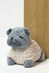 Homescapes Luxury Fabric Pug Doorstop Set of 2 - thumbnail 6