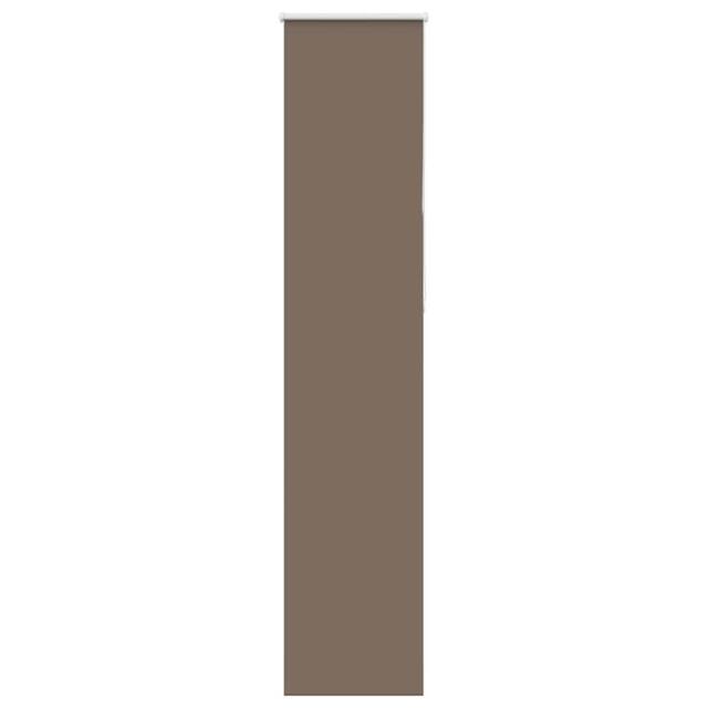 Berkfield Home Roller Blind Blackout Coffee 50x210 cm Fabric Width 45.7 cm Polyester in Brown - image 1