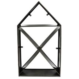 Lemon Pavilion Furniture and Decor House Sculptural Log Storage - L30 x W70 x H125 cm - Natural Black
