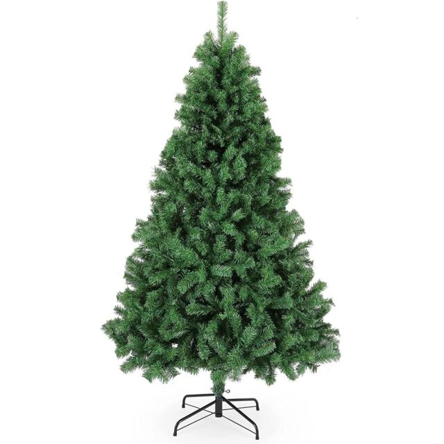 AKA 5ft Christmas Tree with Stand Bushy Artificial Xmas Tree Home Decor in Green - Size: 150 cm x 60 cm - image 1