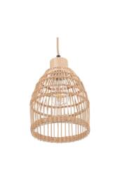 Rustic Bamboo Braided E27 Pendant Lighting in Natural - thumbnail 5