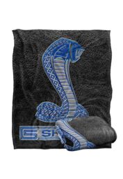 Shelby Cobra Metal Cobra Silky Touch Super Soft Throw Blanket 152 X 127 cm in White - thumbnail 2