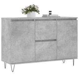 Berkfield Home Sideboard Concrete Grey 104x35x70 cm Engineered Wood - Size: 104 x 35 x 70 cm - thumbnail 3
