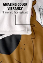 Warner Brothers Scooby Doo Officially Licensed Silky Touch Super Soft Throw Blanket 152 x 127 cm in White - thumbnail 4