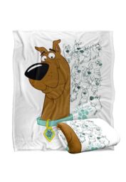 Warner Brothers Scooby Doo Officially Licensed Silky Touch Super Soft Throw Blanket 152 x 127 cm in White - thumbnail 2