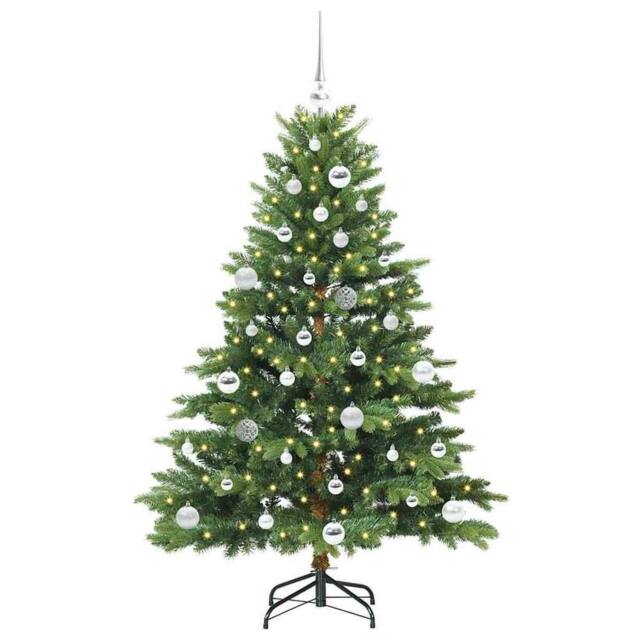 Berkfield Home Beautiful Artificial Christmas Tree with 150 LEDs Green 150 cm PE - image 1