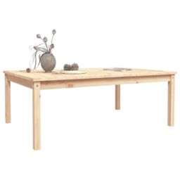 Berkfield Home Garden Table 121x82.5x45 cm Solid Wood Pine in Brown - thumbnail 4