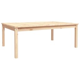 Berkfield Home Garden Table 121x82.5x45 cm Solid Wood Pine in Brown - thumbnail 2