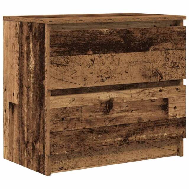 Berkfield Home TV Cabinet Old Wood 60x35x54 cm Engineered Wood in Brown - Size: 60 x 35 x 54 cm - image 1