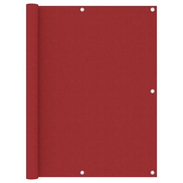 Berkfield Home Balcony Screen Red 120x400 cm Oxford Fabric - image 1