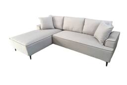 DS Living The Milano Edge 3 Seater Right Hand Corner Sofa in Beige - thumbnail 2