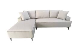 DS Living The Milano Edge 3 Seater Right Hand Corner Sofa in Beige - thumbnail 3