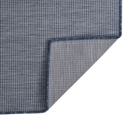 Berkfield Home Outdoor Flatweave Rug 80x250 cm Blue - Size: 100 cm diameter - thumbnail 2