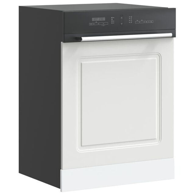 Berkfield Home Dishwasher Panel¬†Kalmar¬†White¬†60x1.5x67 cm Engineered Wood in White - Size: 60x1.5x67 cm - image 1