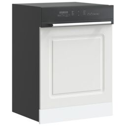 Berkfield Home Dishwasher Panel¬†Kalmar¬†White¬†60x1.5x67 cm Engineered Wood in White - Size: 60x1.5x67 cm - thumbnail 1