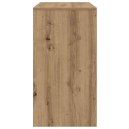 Berkfield Home Decorative Console Table Artisan Oak 89x41x76.5 cm Engineered Wood in Brown - thumbnail 6