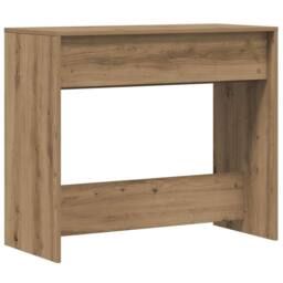 Berkfield Home Decorative Console Table Artisan Oak 89x41x76.5 cm Engineered Wood in Brown - thumbnail 7