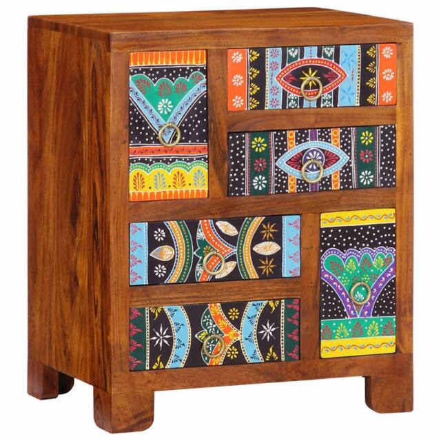 Berkfield Home Sideboard Multicolour 50x35x60 Solid Wood Acacia - image 1
