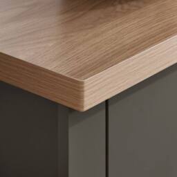 Birlea Highgate 2 Door 2 Drawer Sideboard in Dark Grey - Size: Large - thumbnail 2