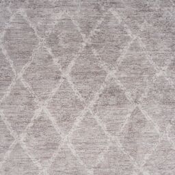 Kukoon Beige Grey Distressed Geometric Trellis Washable Living Room Area Rug - Size: 240 cm x 330 cm - thumbnail 5
