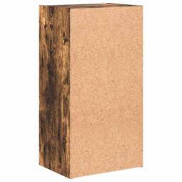 Berkfield Home Bookcase Smoked Oak 40x30x77 cm Engineered Wood in Brown - Size: 40 x 30 x 77 cm - thumbnail 7