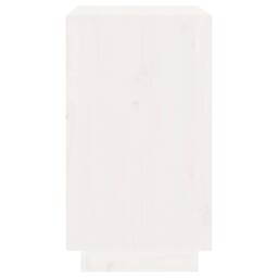 Berkfield Home Wine Cabinet White 55.5x34x61 cm Solid Wood Pine - thumbnail 6
