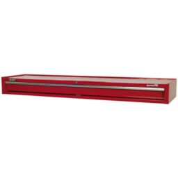 Loops 1665 x 440 x 170mm RED 1 Drawer MID-BOX Tool Chest Lockable Storage Unit Cabinet - thumbnail 3