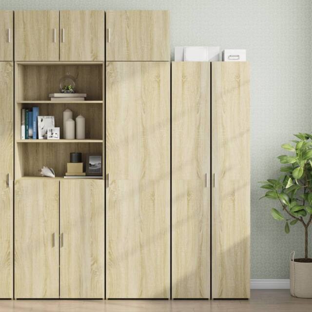 Berkfield Home Wall Cabinet Sonoma Oak 50x42.5x40 cm Engineered Wood in Light Tan - image 1
