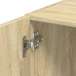 Berkfield Home Wall Cabinet Sonoma Oak 50x42.5x40 cm Engineered Wood in Light Tan - thumbnail 9