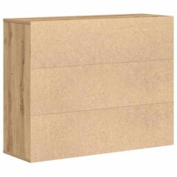 Berkfield Home Sideboard Artisan Oak 88x30x70 cm Engineered Wood in Brown - Size: 88 x 30 x 70 cm - thumbnail 8