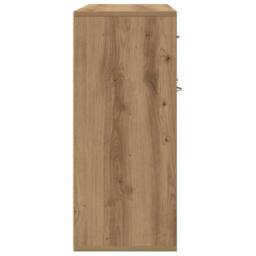 Berkfield Home Sideboard Artisan Oak 88x30x70 cm Engineered Wood in Brown - Size: 88 x 30 x 70 cm - thumbnail 7