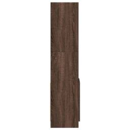 Berkfield Home Highboard¬†Brown Oak 92x33x140 cm Engineered Wood in Brown - Size: 92 x 33 x 140 cm - thumbnail 6